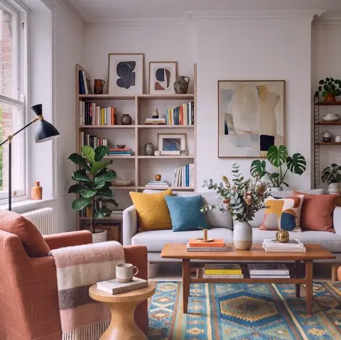 Muro Schwarz – Modernes Wohnzimmer